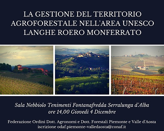 La gestione del territorio nell'area Unesco Langhe Roero